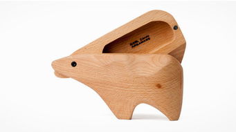 创意设计图 动物造型的原木盒子
